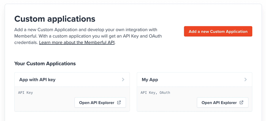 Create an API Key