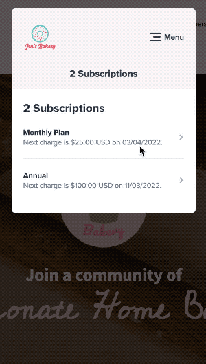 Apply coupon to existing subscription
