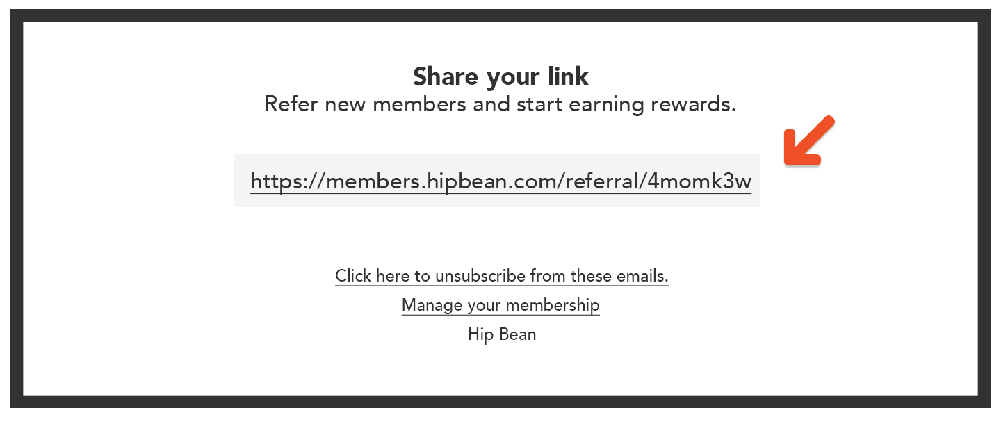 Referral links