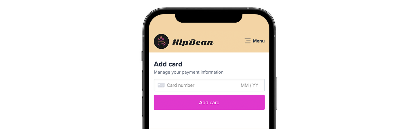 Members can add a credit card