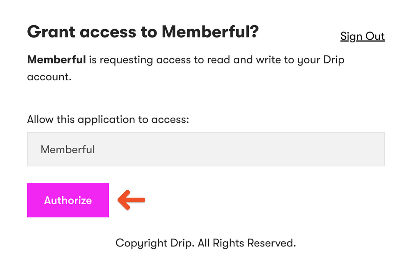 Grant access to Memberful