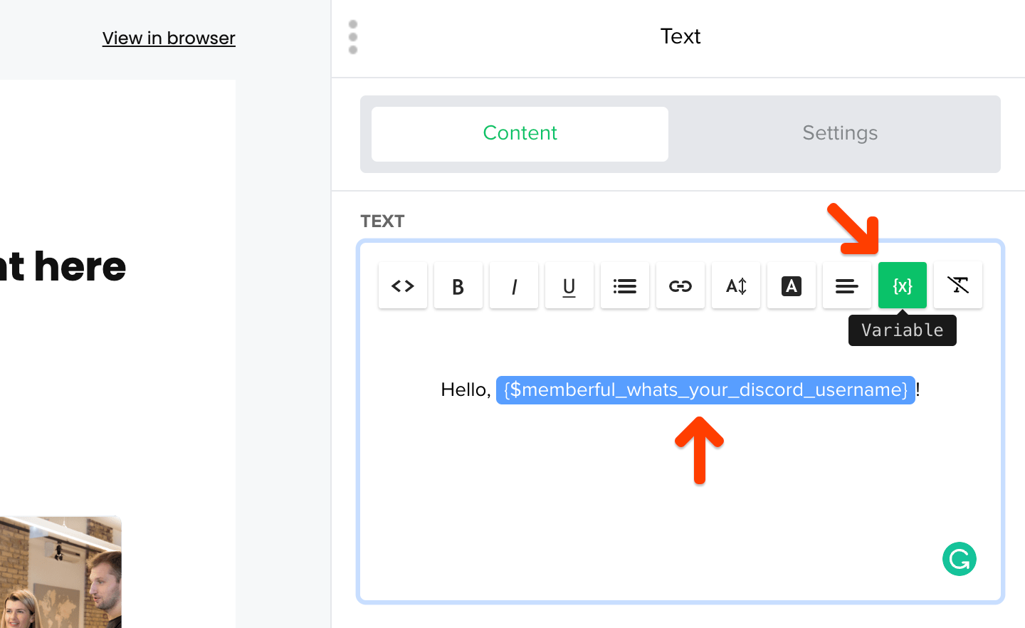 Personalize with custom fields on MailerLite