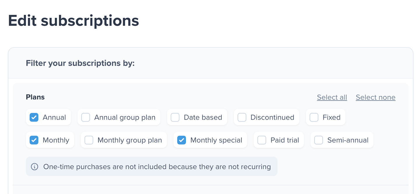 Select a plan
