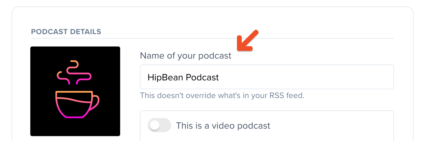 Podcast name