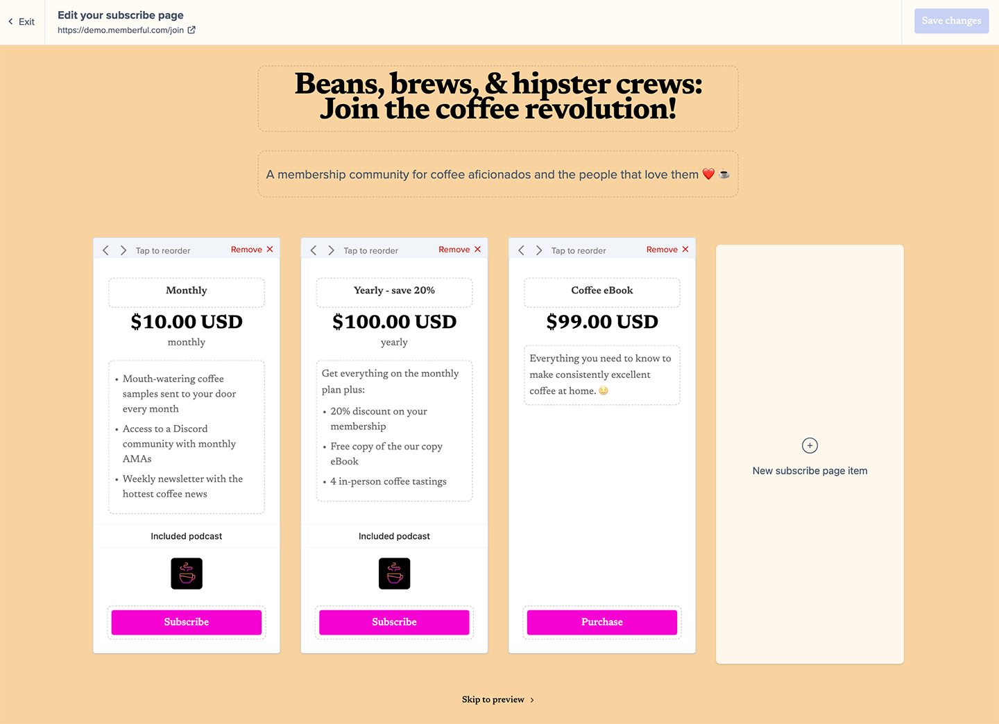 Customize branding