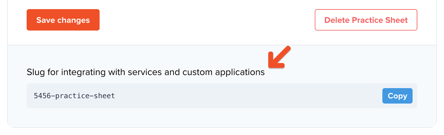 Finding a download's slug in the download editor
