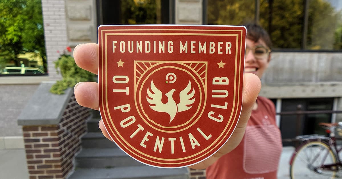 Founding member sticker promotion