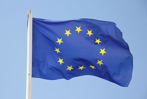 what is GDPR -- EU flag flying