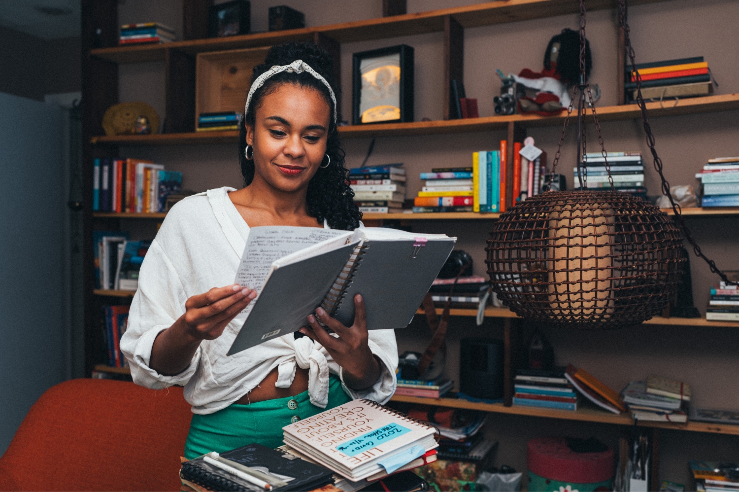 Jo found much-needed space in her journal