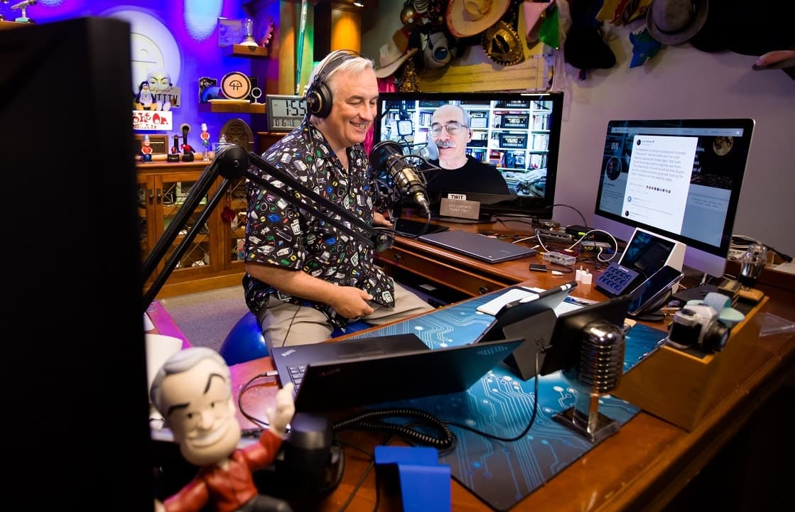 Leo Laporte in the TWiT studio