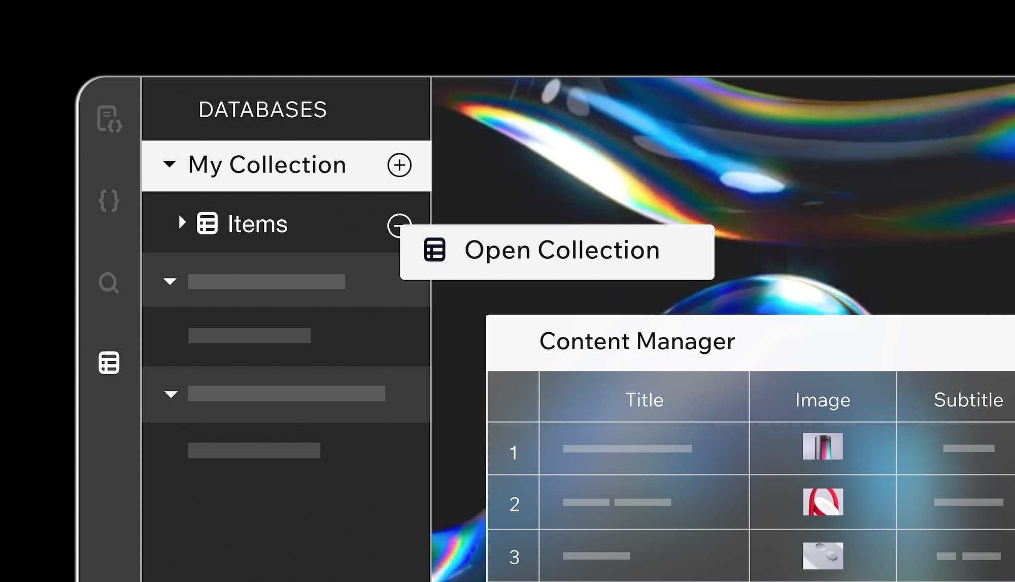 Wix vs Squarespace - databases