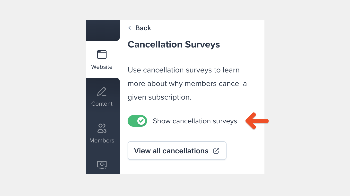 Disable survey collection